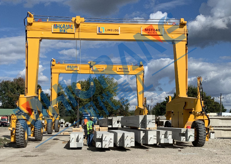 40噸預(yù)制梁跨運(yùn)車，輪胎式龍門吊，輪胎式提梁機(jī)